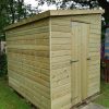 lean to pentshed 100x100 - Pent Shed
