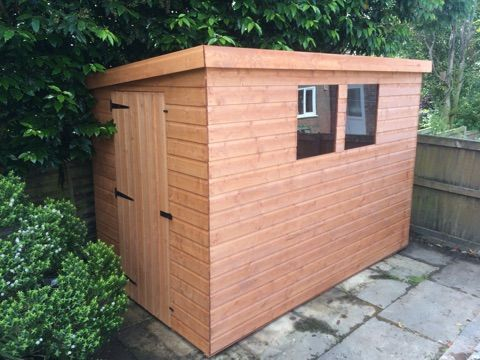 lean-to-pent shed - north west sheds