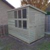 combi potting shed 100x100 - Garden Shelter